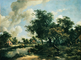 Meindert Hobbema - A Stormy Landscape.webp