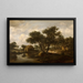 Watermolen - Meindert Hobbema — ingelijst kunstwerk aan de muur