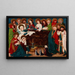 Dormition de la Mère de Dieu - Meester van de Draperingsstudies — ingelijst kunstwerk aan de muur