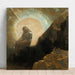 Reproductie van het schilderij Melancholie - Odilon Redon