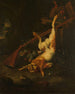 a hunter's bag with a dead hare - Melchior d'Hondecoeter — artwork view