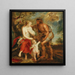 van Méleagre met het hoofd van de Calydonische everzwijn aan Atalanta - Volgeling van Peter Paul Rubens — wandpresentatie van het kunstwerk