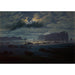 Reproduction of the painting North Sea under Moonlight - Caspar David Friedrich
