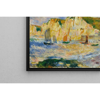Mer et falaises - Pierre-Auguste Renoir | Reproduction Tableau Décoration murale affiche copie