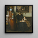 Mother must read the artist, his wife, and his child - Viggo Johansen — framed artwork on a wall