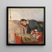 Moeder en kind - Christian Krohg — ingelijst kunstwerk aan de muur