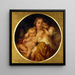 Moeder en kinderen - Paul Delaroche — ingelijst kunstwerk aan de muur