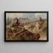 Landschap met gevallen boom - Meyer Straus — ingelijst kunstwerk aan de muur