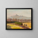 Landschapsschilderij met uitzicht op de berg Kościuszko - Michał Rouba — ingelijst kunstwerk aan de muur
