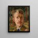 Zelfportret - Michał Rouba — ingelijst kunstwerk aan de muur