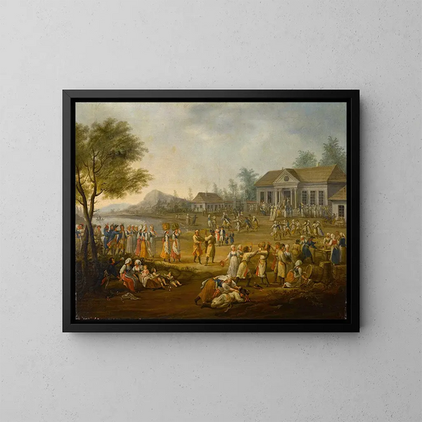 Festival de la récolte Doynki - Michał Stachowicz — framed artwork on a wall