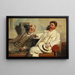 Studie van kunstkritieken - Michael Ancher — ingelijst kunstwerk aan de muur