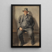 Un pêcheur de Bornholm - Michael Ancher — ingelijst kunstwerk aan de muur