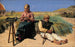 Figuren in een landschap, Kristian de blinde en Tine tussen de duinen - Michael Ancher — weergave van het kunstwerk