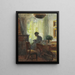 Binnenhuis van de kunstenaar mevrouw Anna Ancher door Sytjet - Michael Ancher — ingelijst kunstwerk aan de muur