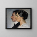 Koning Christian X en koningin Alexandrine van Denemarken - Michael Ancher — ingelijst kunstwerk aan de muur
