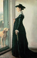 Portret van mijn vrouw - Michael Ancher — weergave van het kunstwerk