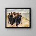 Vissers van Skagen kijken naar de zee - Michael Ancher — ingelijst kunstwerk aan de muur