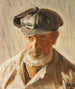 Skawbo met pet - Michael Ancher — weergave van het kunstwerk