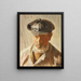 Skawbo met pet - Michael Ancher — ingelijst kunstwerk aan de muur