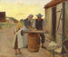 Familie van vissers bezig - Michael Ancher — weergave van het kunstwerk