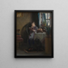 De vrouw die leest van de kunstenaar - Michael Ancher — ingelijst kunstwerk aan de muur