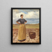 Jonge Meisje - Michael Ancher — ingelijst kunstwerk aan de muur
