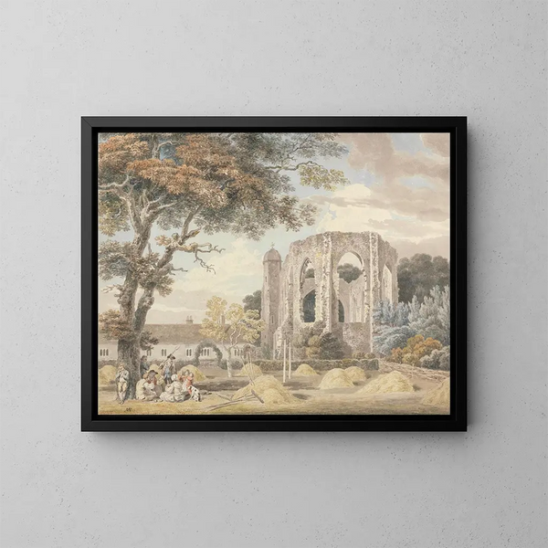 La chapelle du monastère des Franciscains de Winchester - Michael Angelo Rooker — framed artwork on a wall