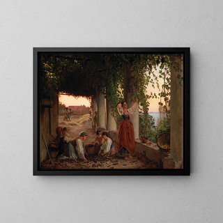 Michael George Brennan - A Vine Pergola at Capri.webp