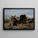 Repos du voyage - Michael Gortskin Wywiorsky — ingelijst kunstwerk aan de muur