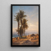 Mediterrane landschap - Michael Haubtmann — ingelijst kunstwerk aan de muur