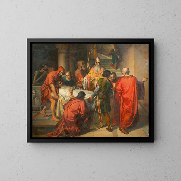 Remise du corps de saint Marc à Alexandrie aux Vénitiens - Michael Kovács | Reproduction — ingelijst kunstwerk aan de muur