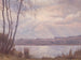 avond aan de Simssee - Michael Licklederer — weergave van het kunstwerk