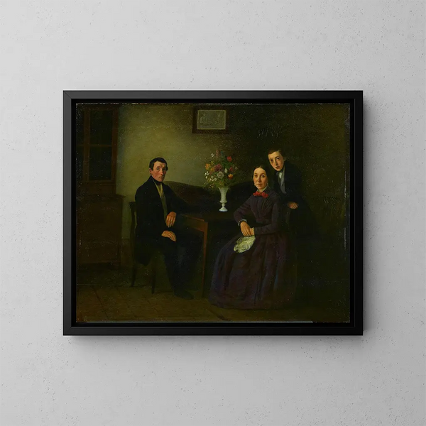 La famille Musch - Michael Neder — framed artwork on a wall