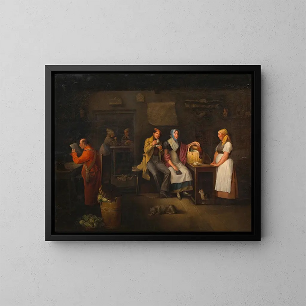 In the Coffee Pot - Michael Neder — framed artwork on a wall