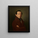 Self-portrait Painting - Michael Neder — framed artwork on a wall