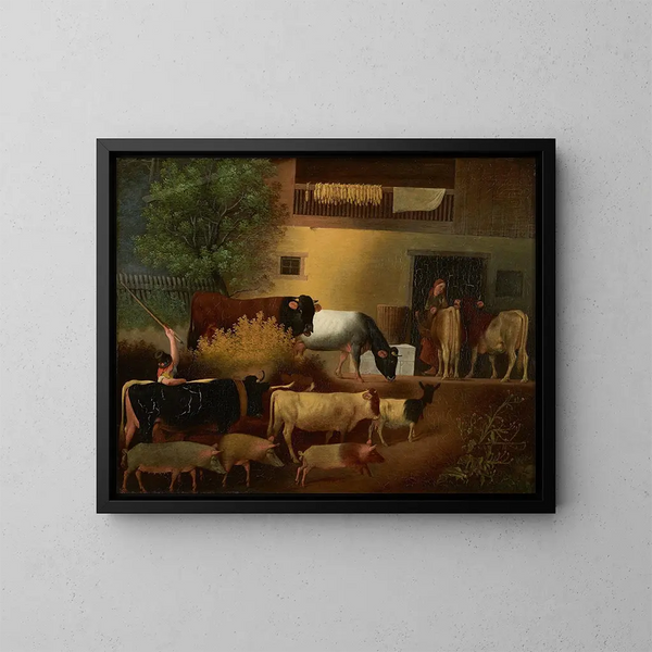 The Return of the Herd - Michael Neder — framed artwork on a wall