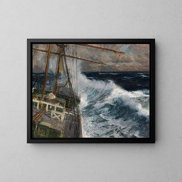 In High Seas - Michael Zeno Diemer — framed artwork on a wall