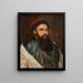 Portret van Martino Martini 1614-1661 Missiepriester jezuïet in China - Michaelina Wautier — ingelijst kunstwerk aan de muur