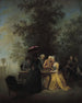 La Partie de dames - Michel-Barthélemy Ollivier — weergave van het kunstwerk