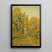Landschap in de herfst Baccarat - Michel Auguste Colle — ingelijst kunstwerk aan de muur