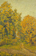Landschap in de herfst Baccarat - Michel Auguste Colle — weergave van het kunstwerk