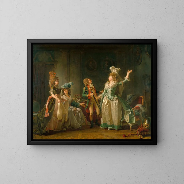 The Departure of the Dragon - Michel Garnier — framed artwork on a wall