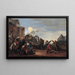 Bambocciata - Michelangelo Cerquozzi — ingelijst kunstwerk aan de muur