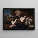 Het droom van Jacob - Michele Desubleo — ingelijst kunstwerk aan de muur