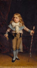 Le petit lord - Michele Gordigiani — weergave van het kunstwerk