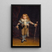 Le petit lord - Michele Gordigiani — ingelijst kunstwerk aan de muur