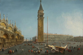 Michele Marieschi - The Piazza San Marco Venice From The Torre Dellorologio.webp