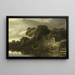 Oud huisje aan het water - Michiel van Vries — ingelijst kunstwerk aan de muur