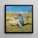 Middelgroot in de Alpen - Giovanni Segantini — ingelijst kunstwerk aan de muur